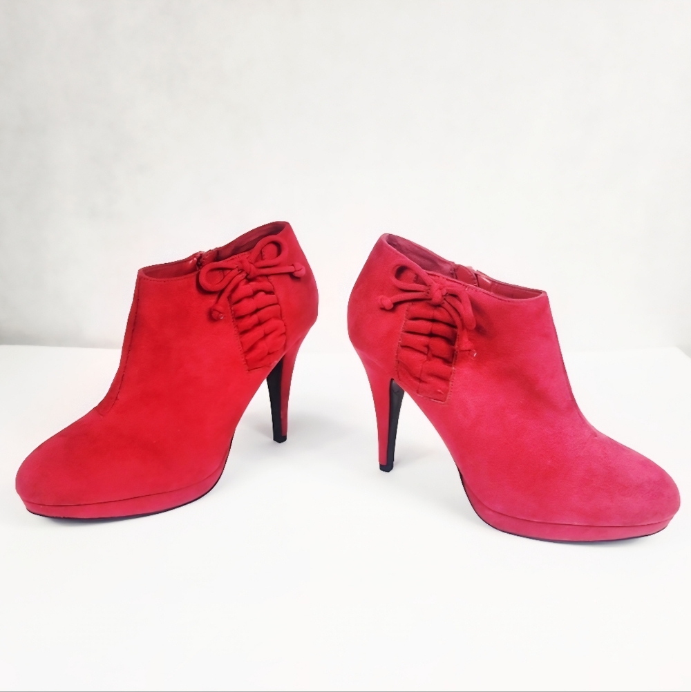 Impo Red Priscilla Platform Booties - Picture 3 of 7